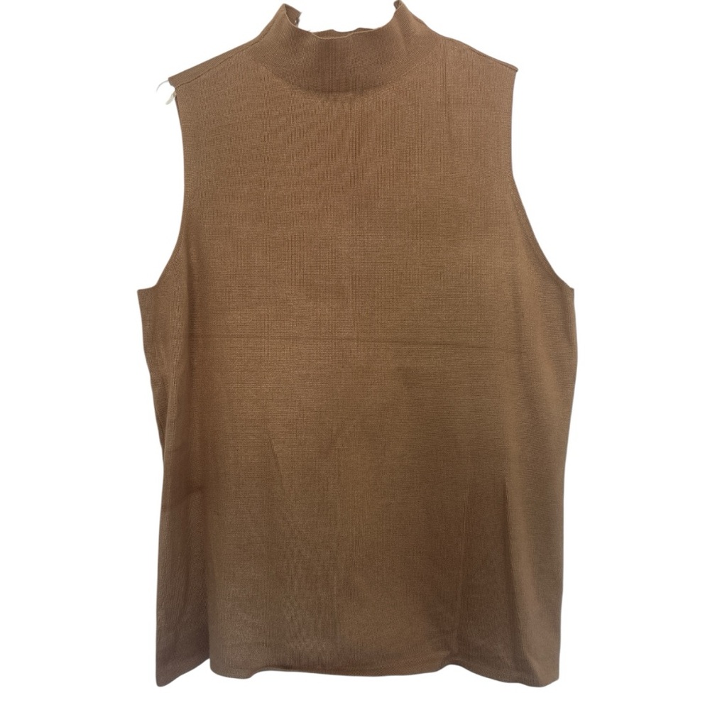 Nine West Tan Sleeveless Tank Top